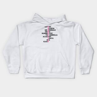 Hargreeves Family - The Umbrella Academy Kids Hoodie